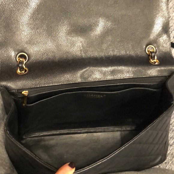 Chanel black caviar maxi bag!! - Picture 7 of 7