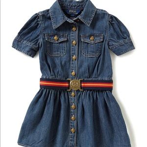 Polo denim dress
