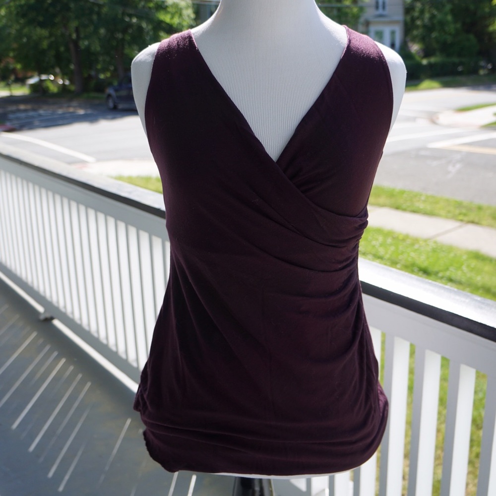 Purple Crossover tank by Velvet