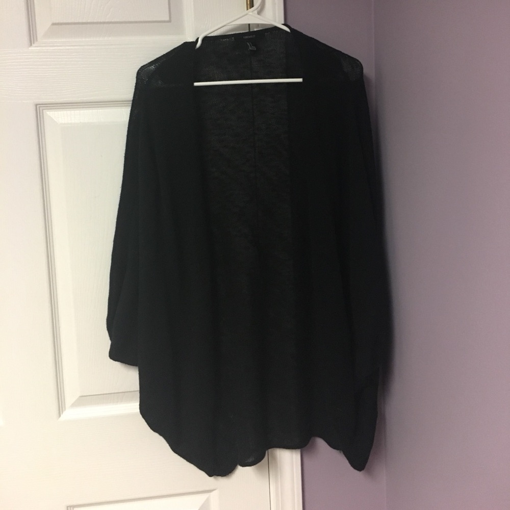 Forever 21 black cardigan