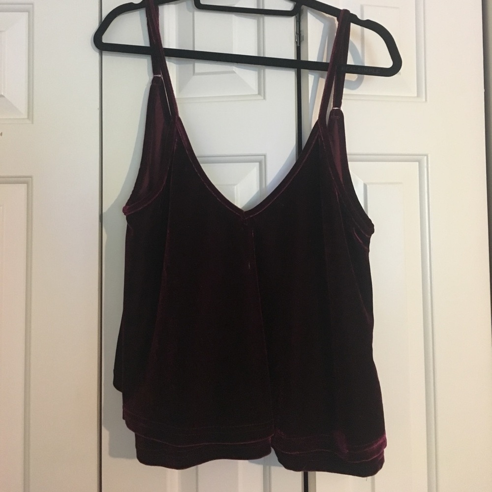 Velvet tank top