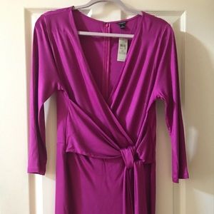 Faux wrap dress