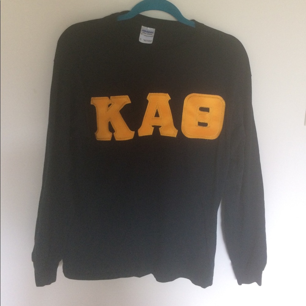 Kappa Alpha Theta sorority long sleeved letter tee