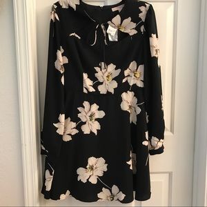 Forever 21 Black Floral Dress