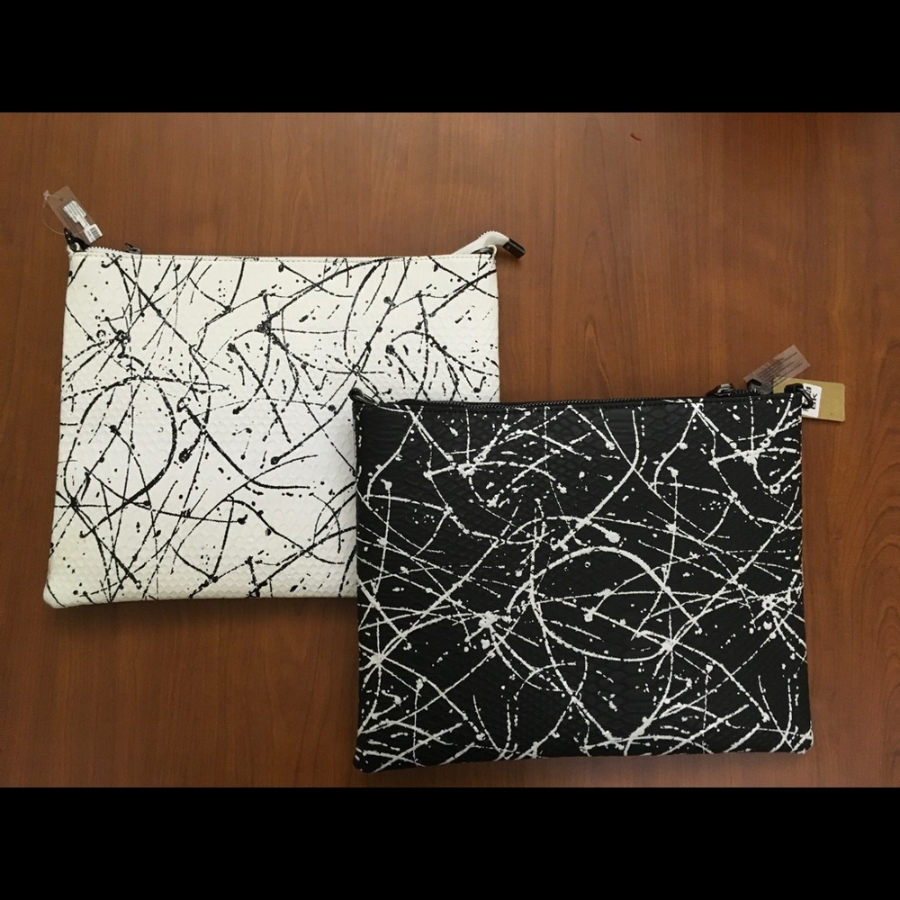 Large splash paint clutch (2 colors)