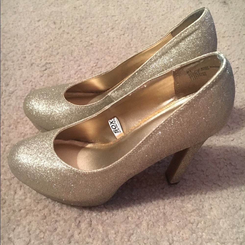 Gold Mossimo Heels