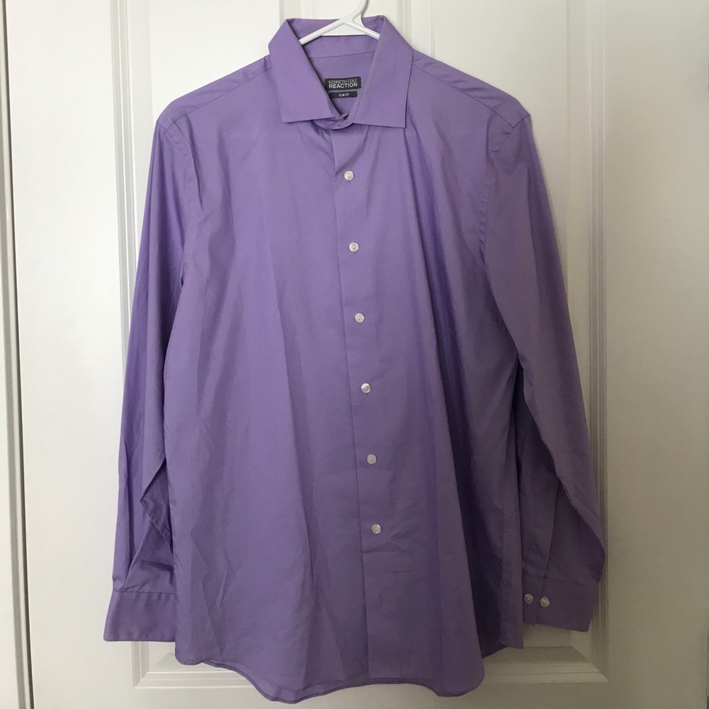 Kenneth Cole Reaction Dress Shirt (Purple)