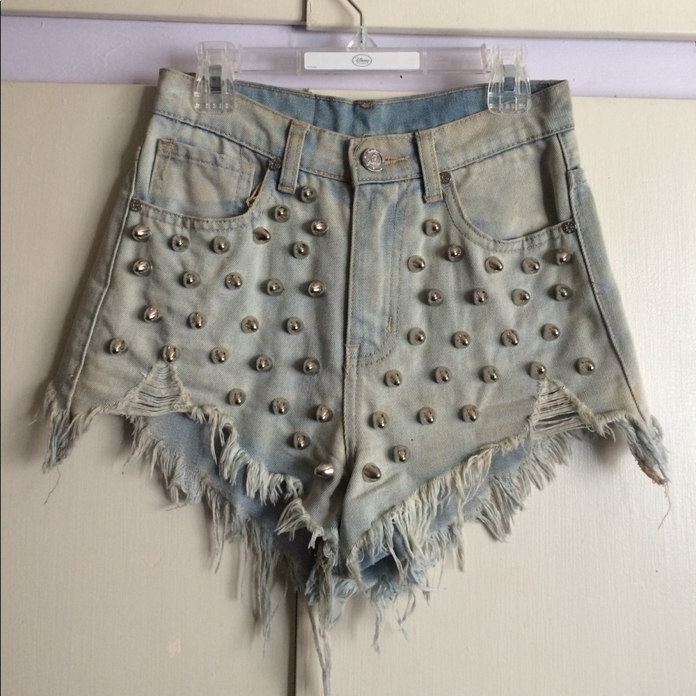 UNIF studded short shorts
