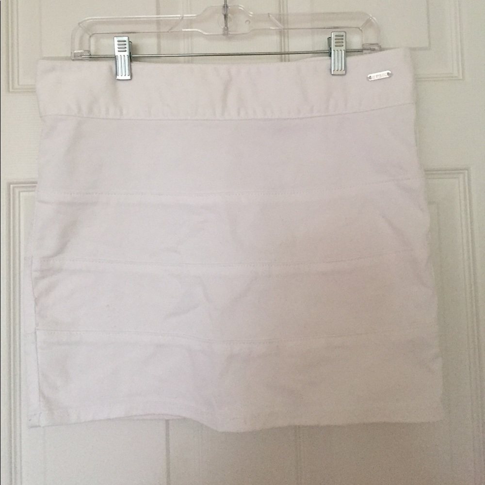 White Guess Mini Skirt