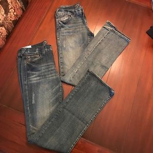 Bootcut jeans size 7/8 long length