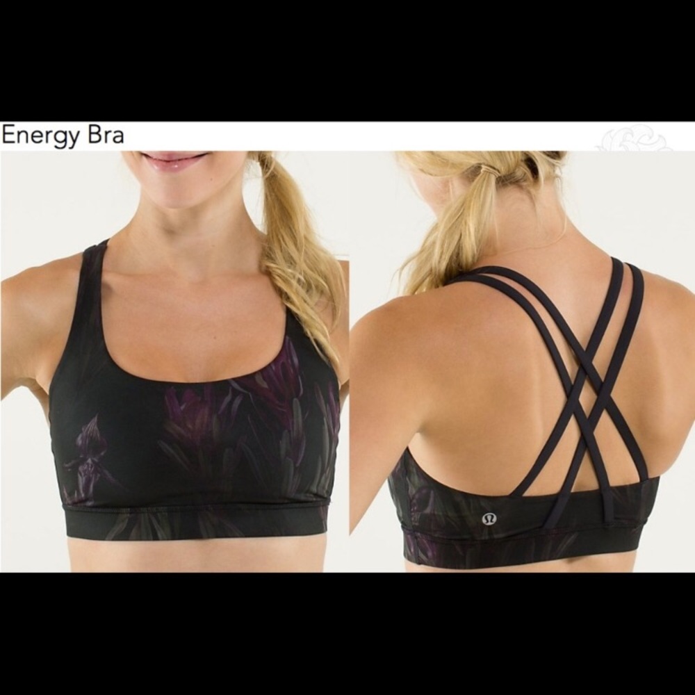 SOLD Lululemon energy bra small midnight iris 4