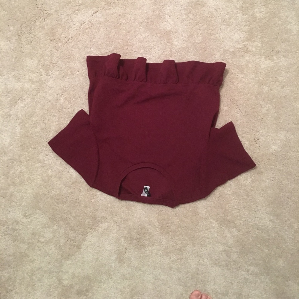 Burgundy Blouse