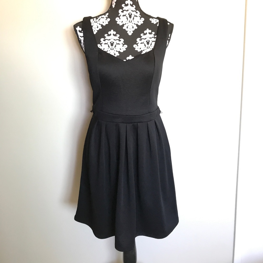 New Black Fit & Flare Sweetheart Dress LBD