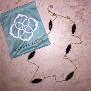 Kendra Scott Kelly Long Necklace in Black