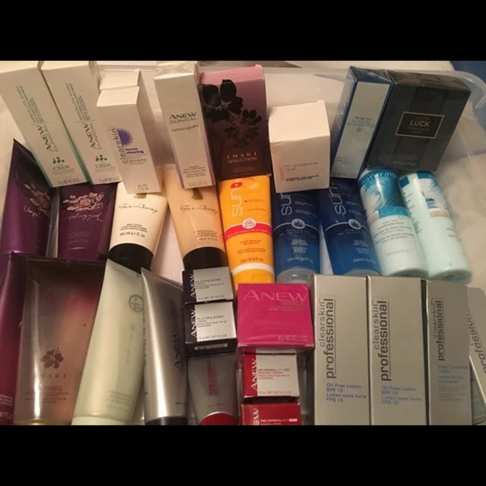 Skin care products, cologne and perfume products.