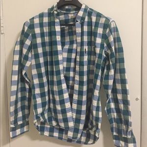 Burberry button down shirt.