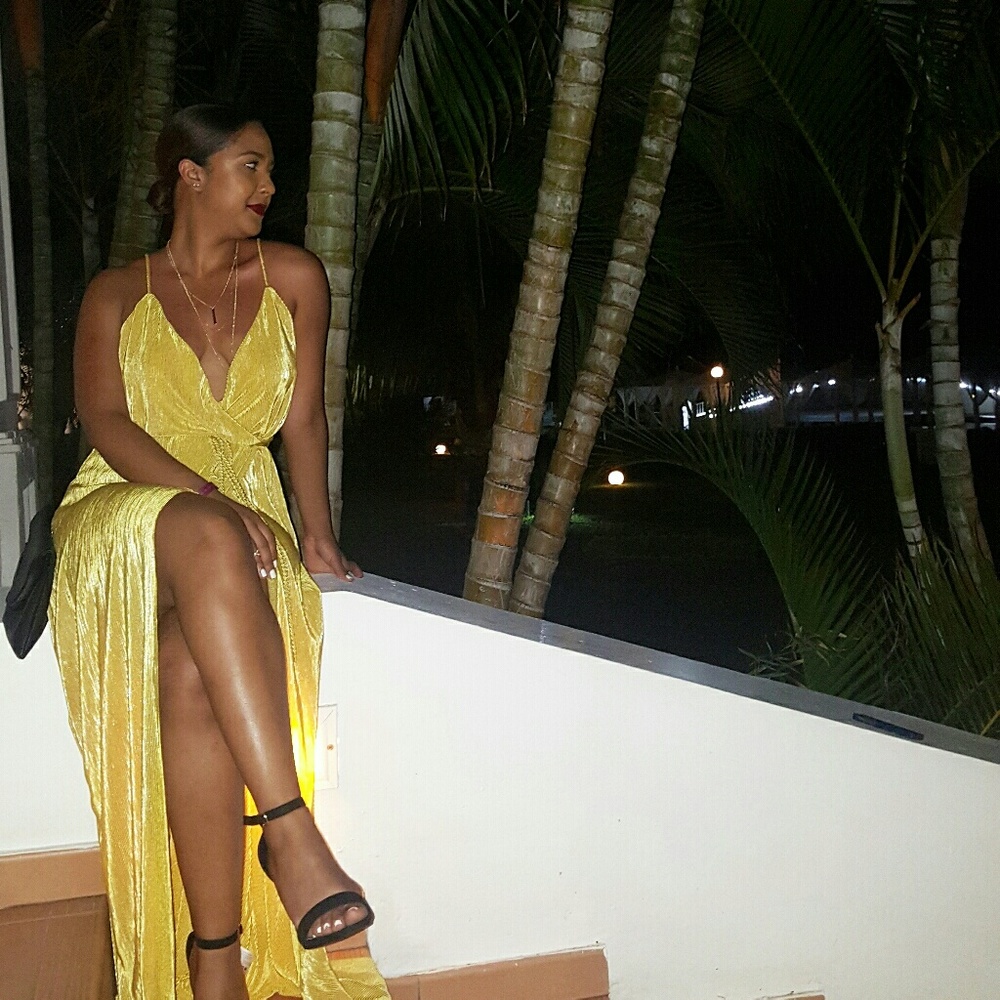 Silky Long Wrap Maxi Summer Dress