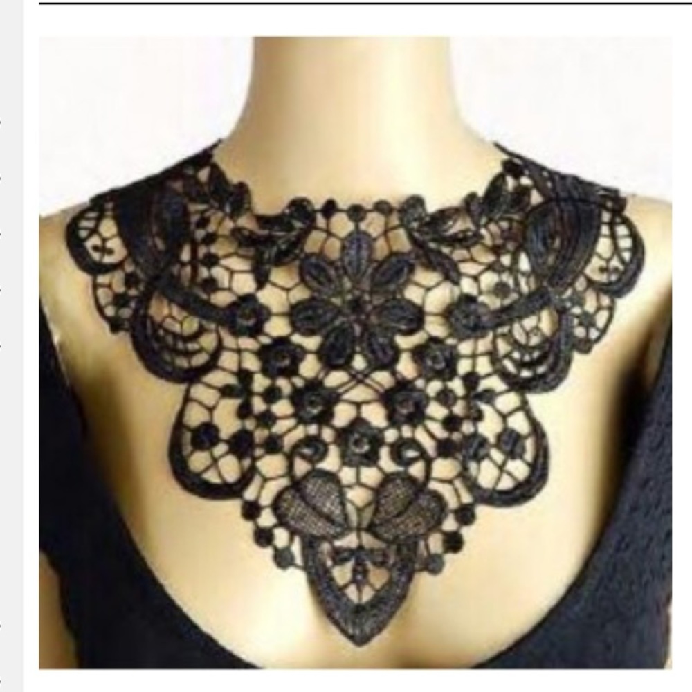 Black Lace necklace
