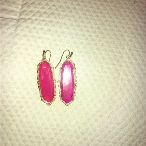 Pink Kendra Scott earrings