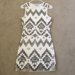 Express sequin dress
