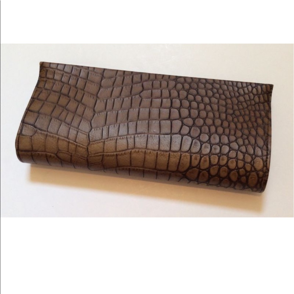 BANANA REPUBLIC Crocodile Clutch