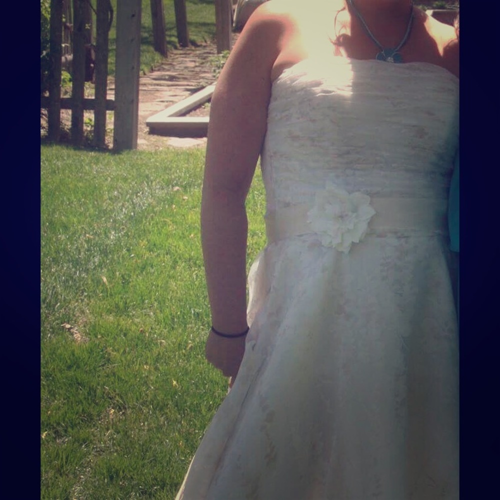 David bridal Galina wedding gown