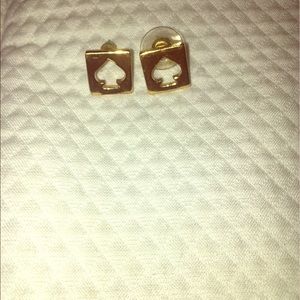 Gold Kate Spade earrings