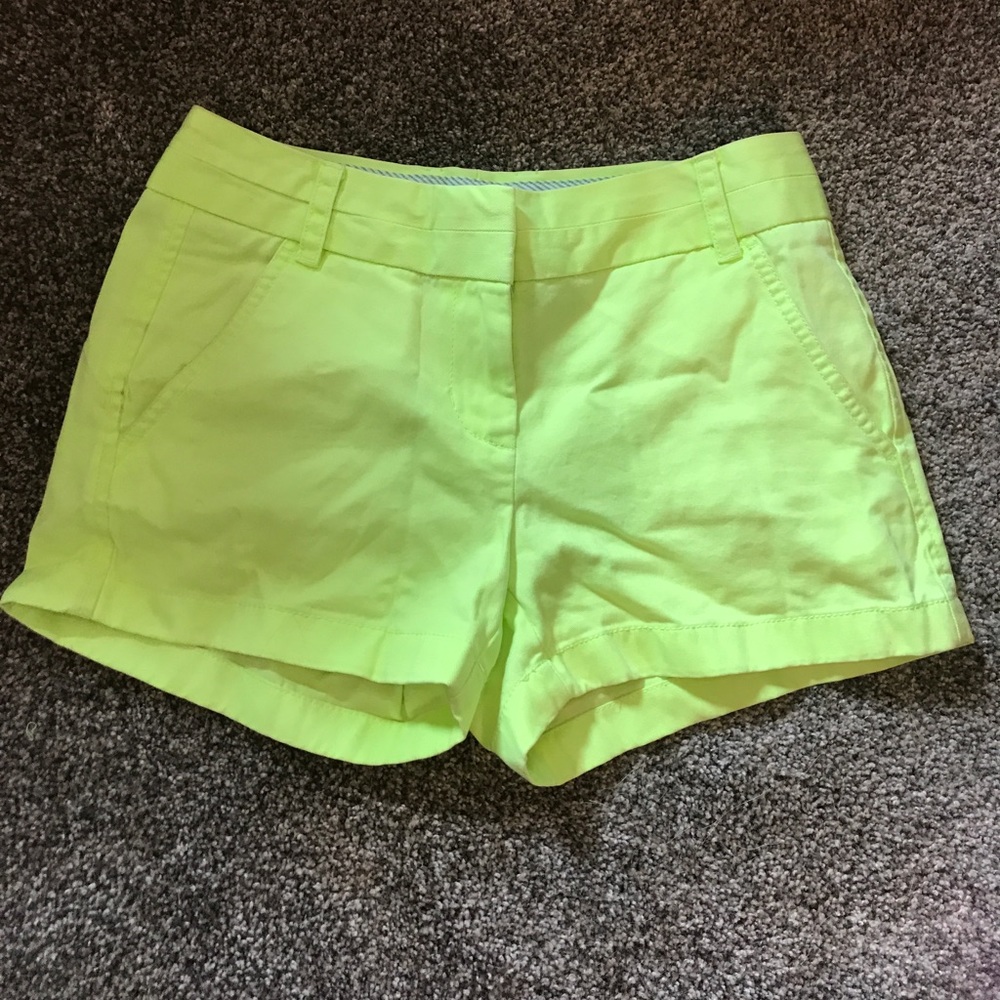 Yellow J.crew shorts 00