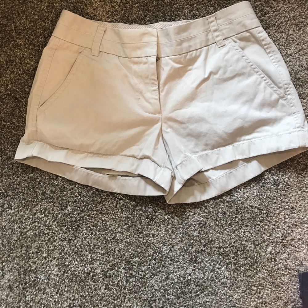 Size 0 Tan J.crew shorts