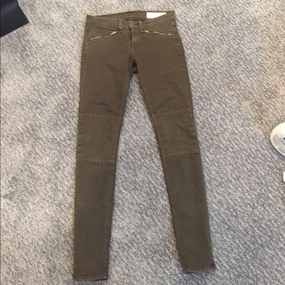 Rag & bone army green jeans. BNWOT