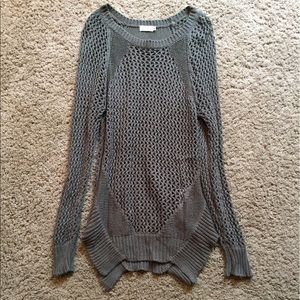 Tobi knitted green sweater