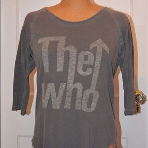 Distressed 'The Who' Band Tee