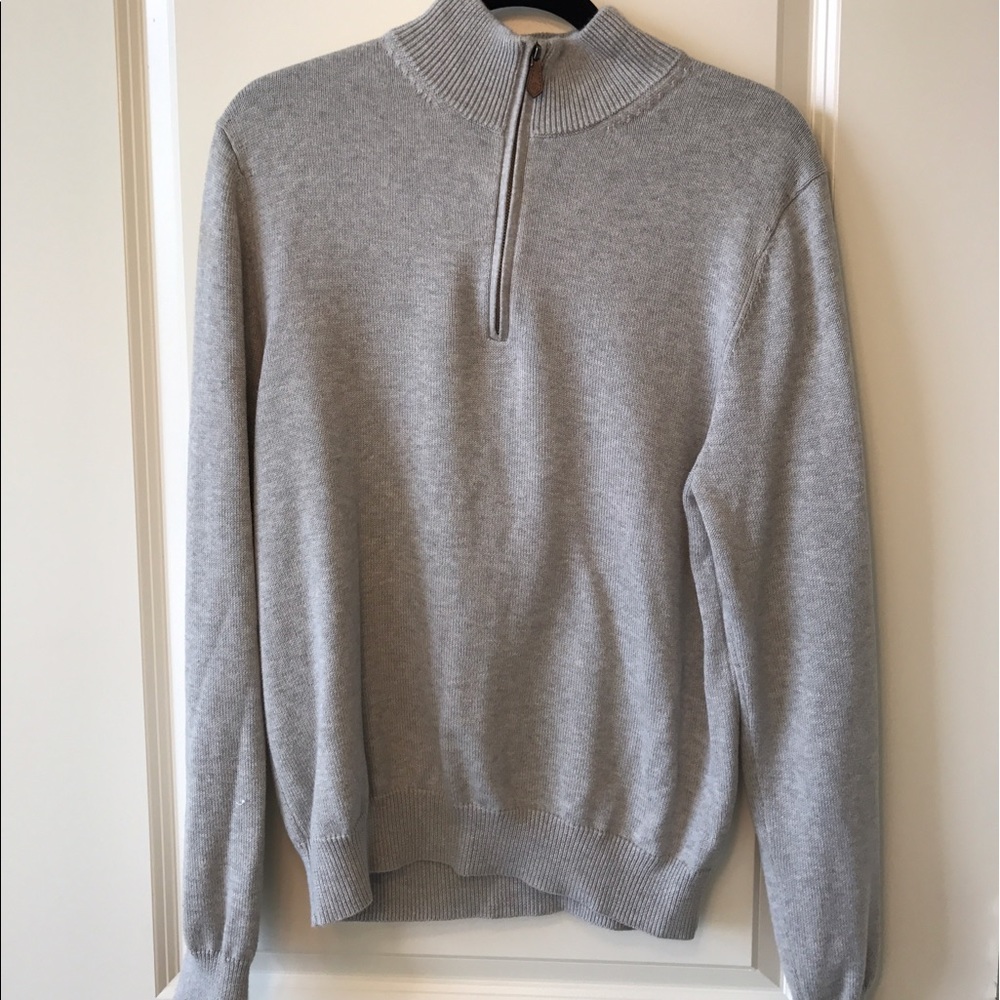 SALE Brooks Brothers Quarter Zip Sweater Medium