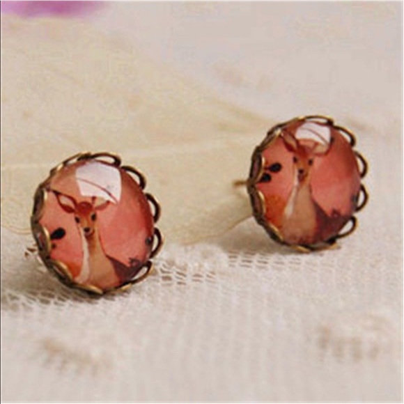 Darling Doe Deer Earrings - Picture 3 of 5