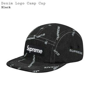 Supreme Denim Logo Hat