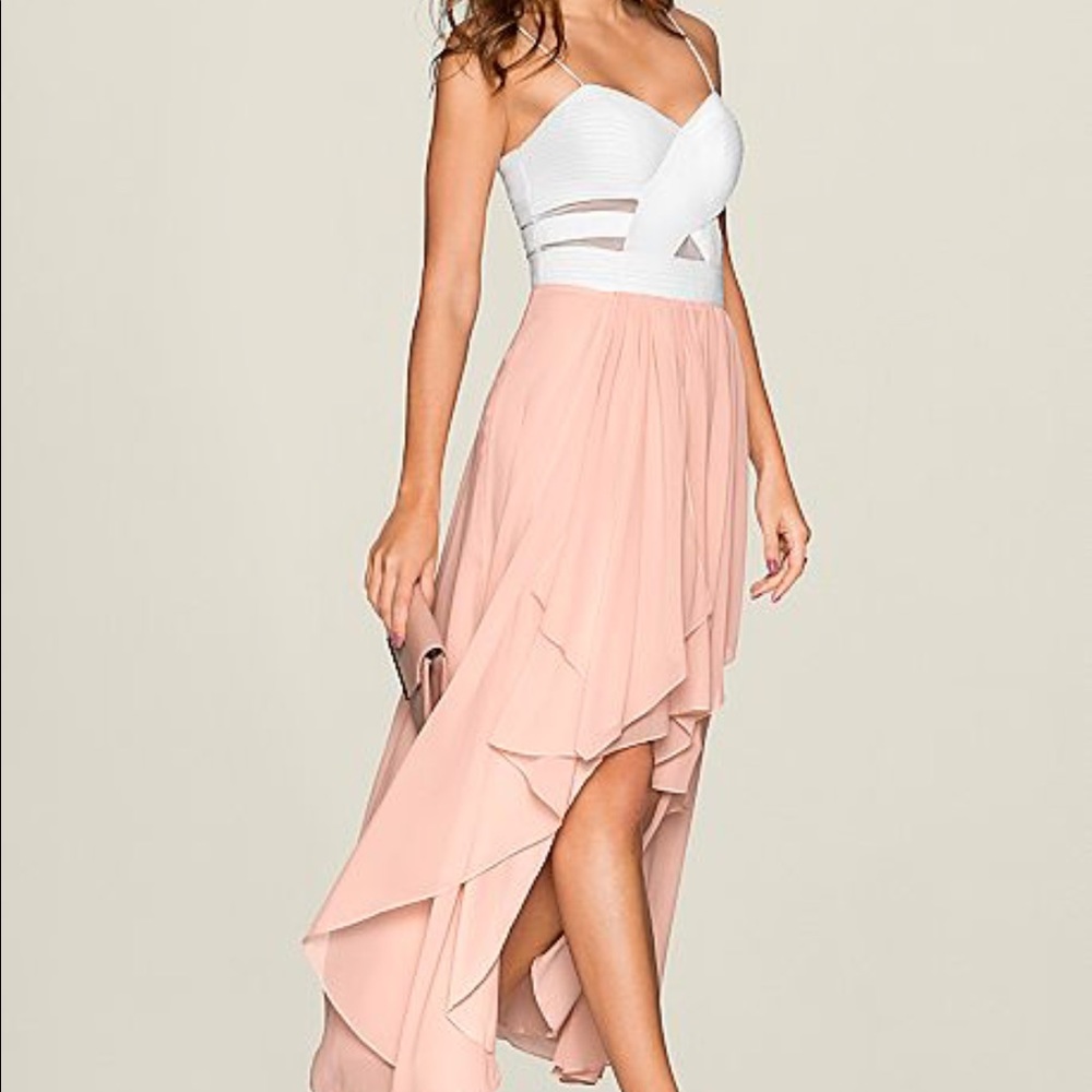 Ruffle detail dress