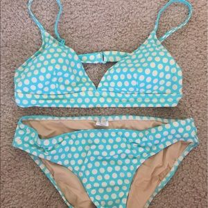 J. Crew polka dot bikini