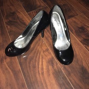 Short Basic Black Heels