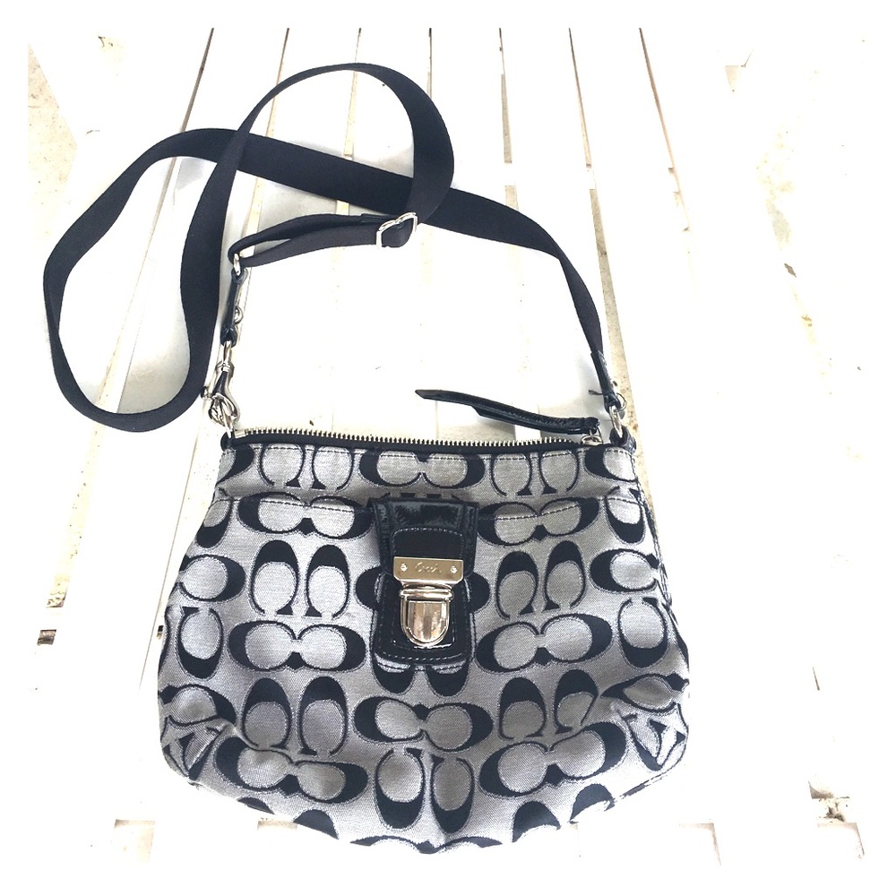 Gently used Coach cross body clutch