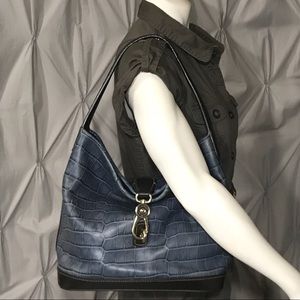🌀1 hr Sale🌀Dooney & Bourke Croc Logo Sac