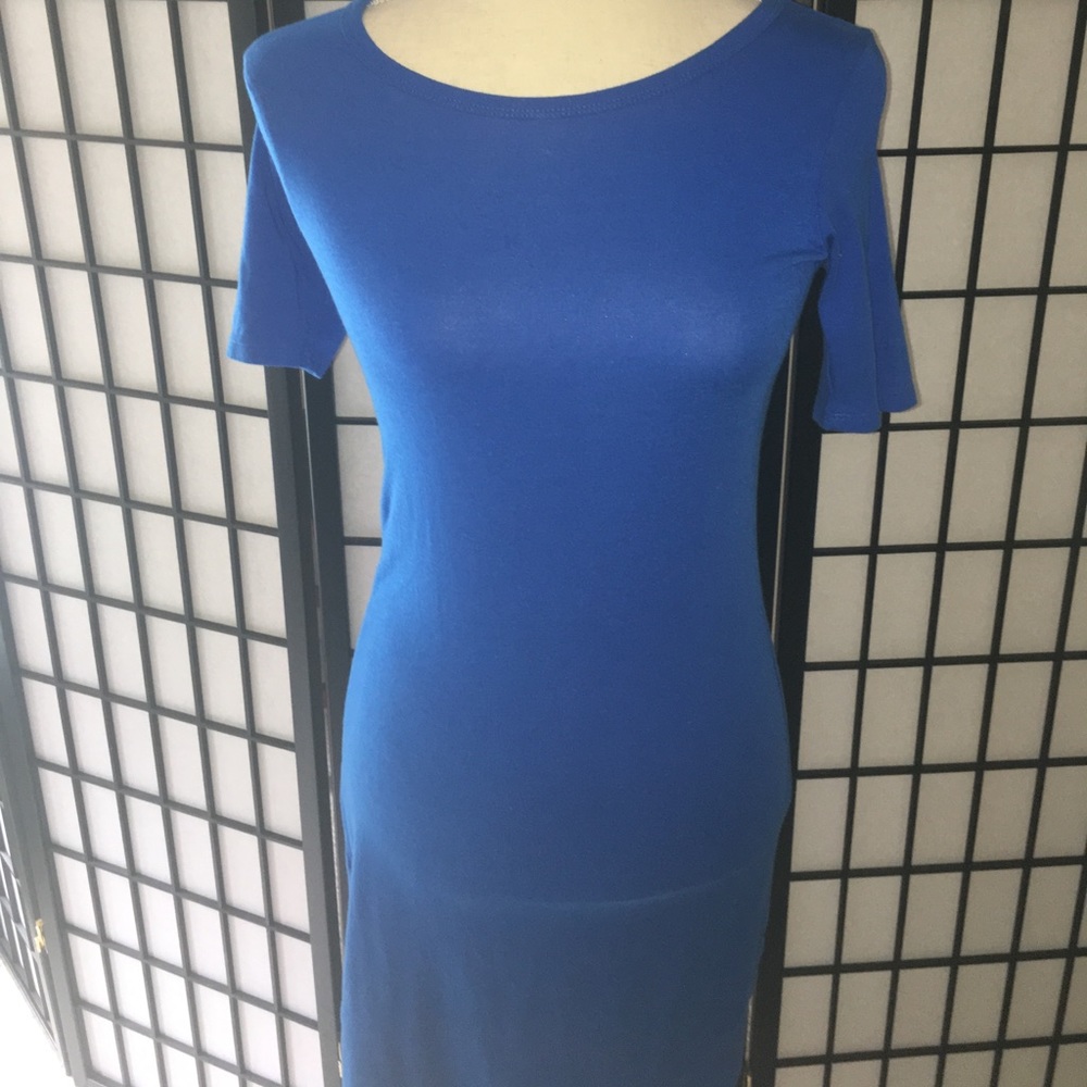 XS Blue LuLaRoe Julia Dress New (without tags)