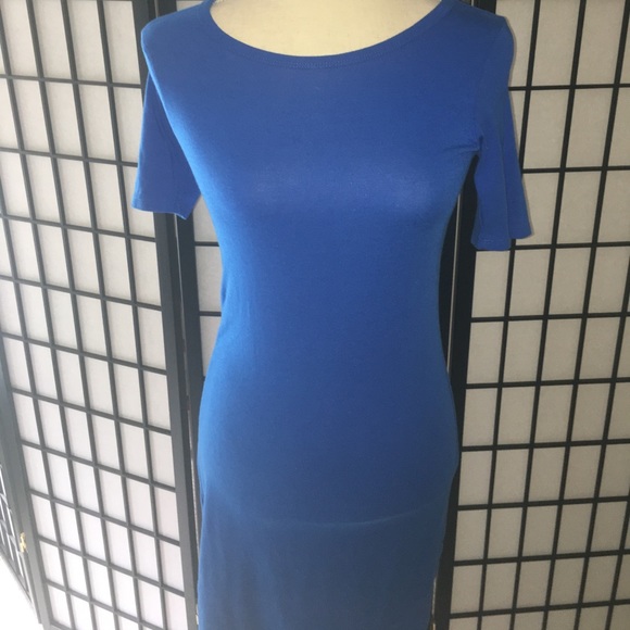 XS Blue LuLaRoe Julia Dress New (without tags) - Picture 1 of 1