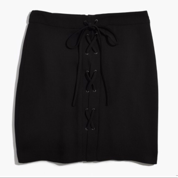 NWT // Madewell Lace Up Skirt - Picture 3 of 3