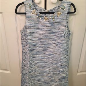 Blue beaded dress
