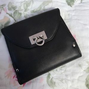 Ferragamo black leather wallet