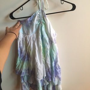 Tobi Halter tie dye dress