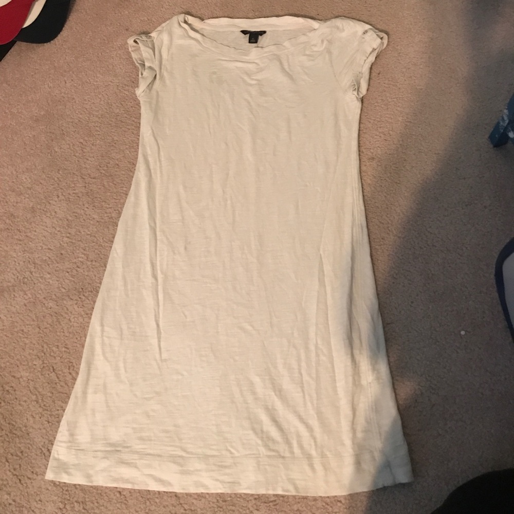 White cover-up dress