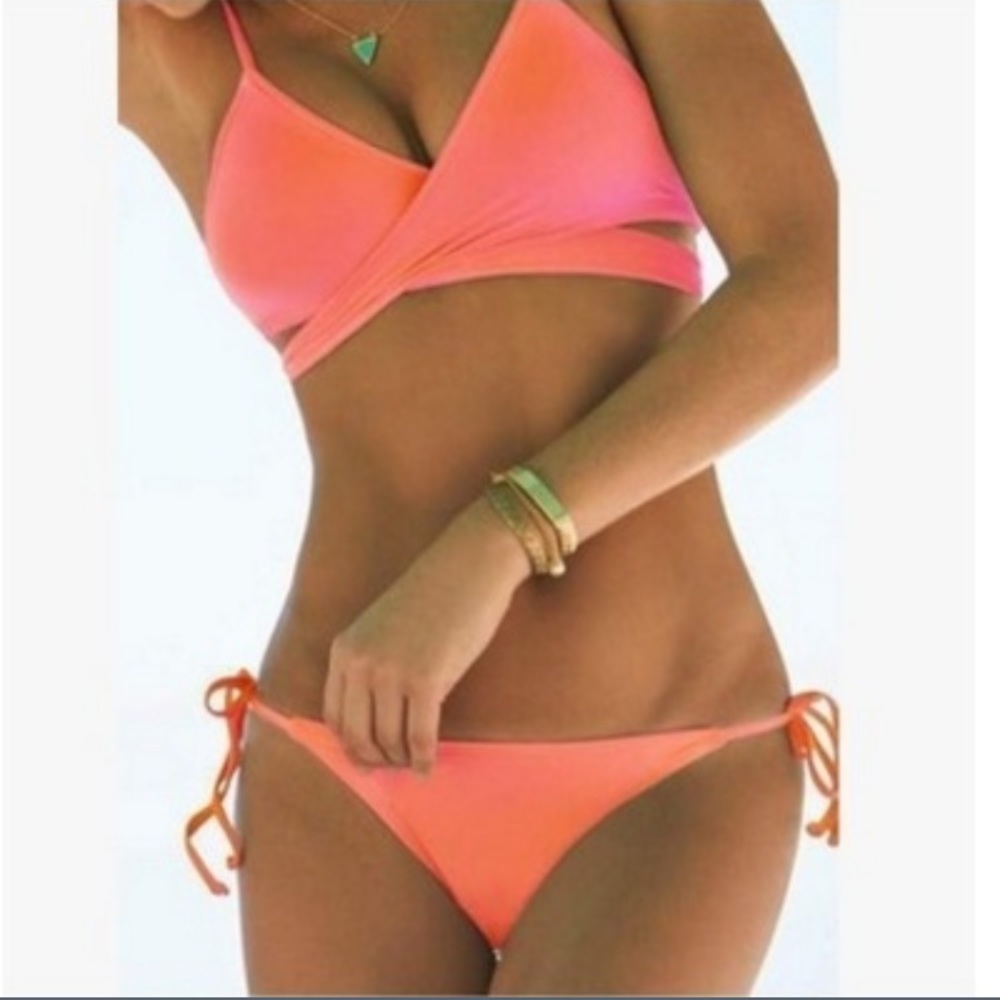 ****SALE**** Coral Wraparound Bikini