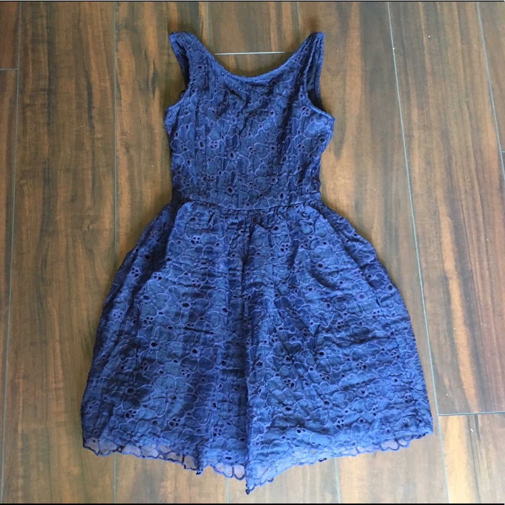 Navy Lace Dress