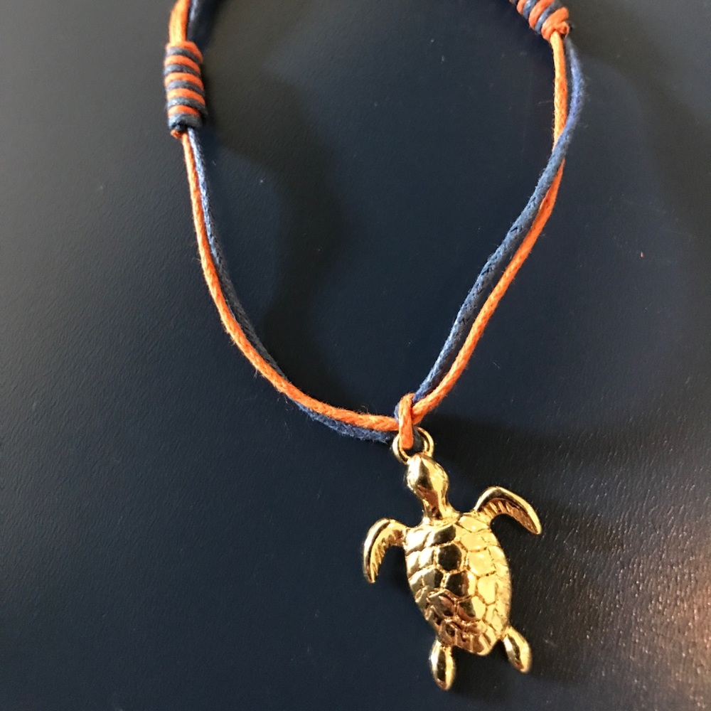 Orange & Blue turtle Bracelet